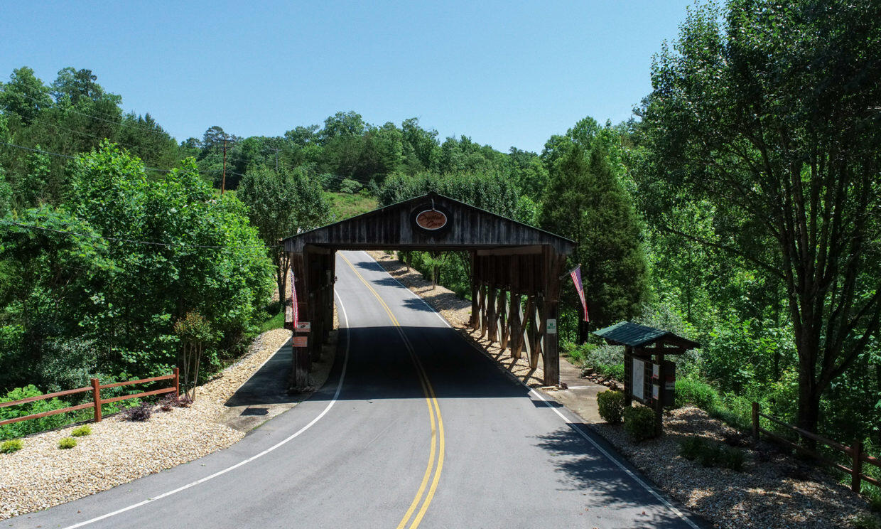 Covered Bridge Entrance